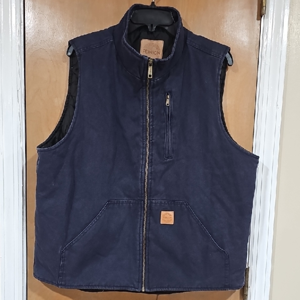 Men's Navy Blue Vest by